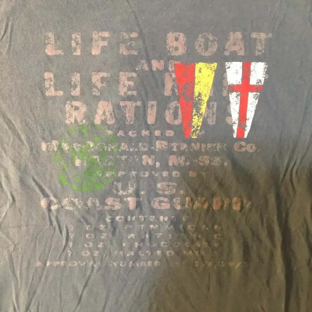 Banana Republic Life Boat and Life Ration Graphic Tee